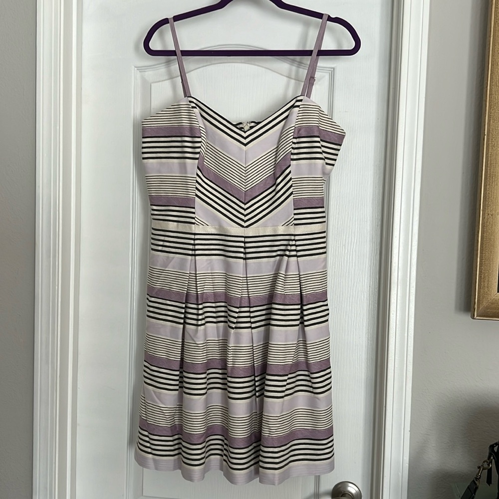 Lilac Striped Dress